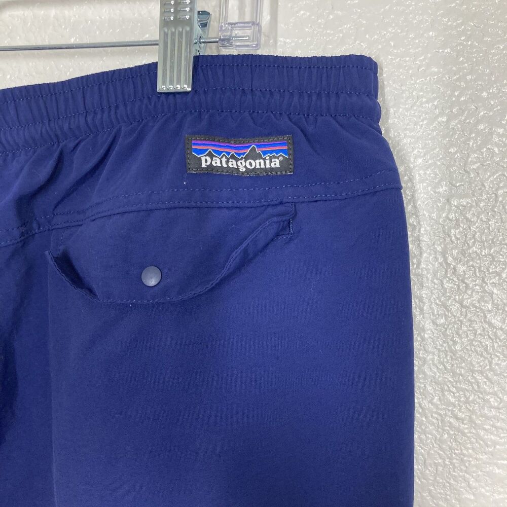 Patagonia Pants Mens Extra Large Blue Nylon Lined Elastic Cuff Drawstring 55211 - Picture 8 of 16